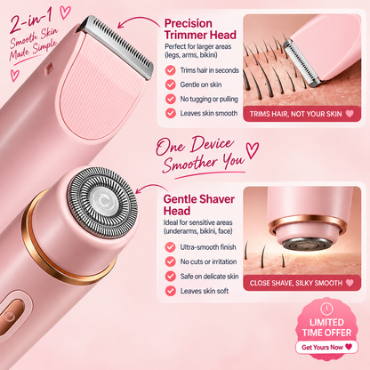 Navora™ Silkswipe 2-in-1 Body Shaver